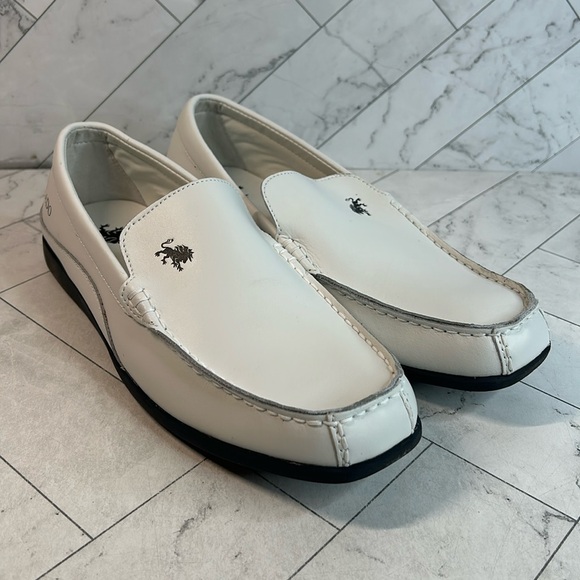 NWOT Vlado Footwear Mens Elite White Slip-On Loafer Shoe Size 9.5M - Picture 2 of 12